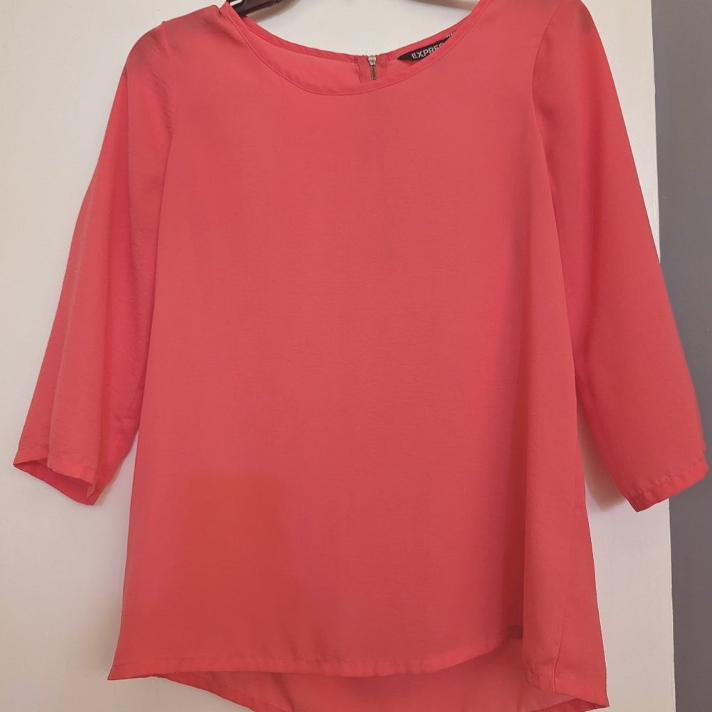 Express Hot Pink Blouse